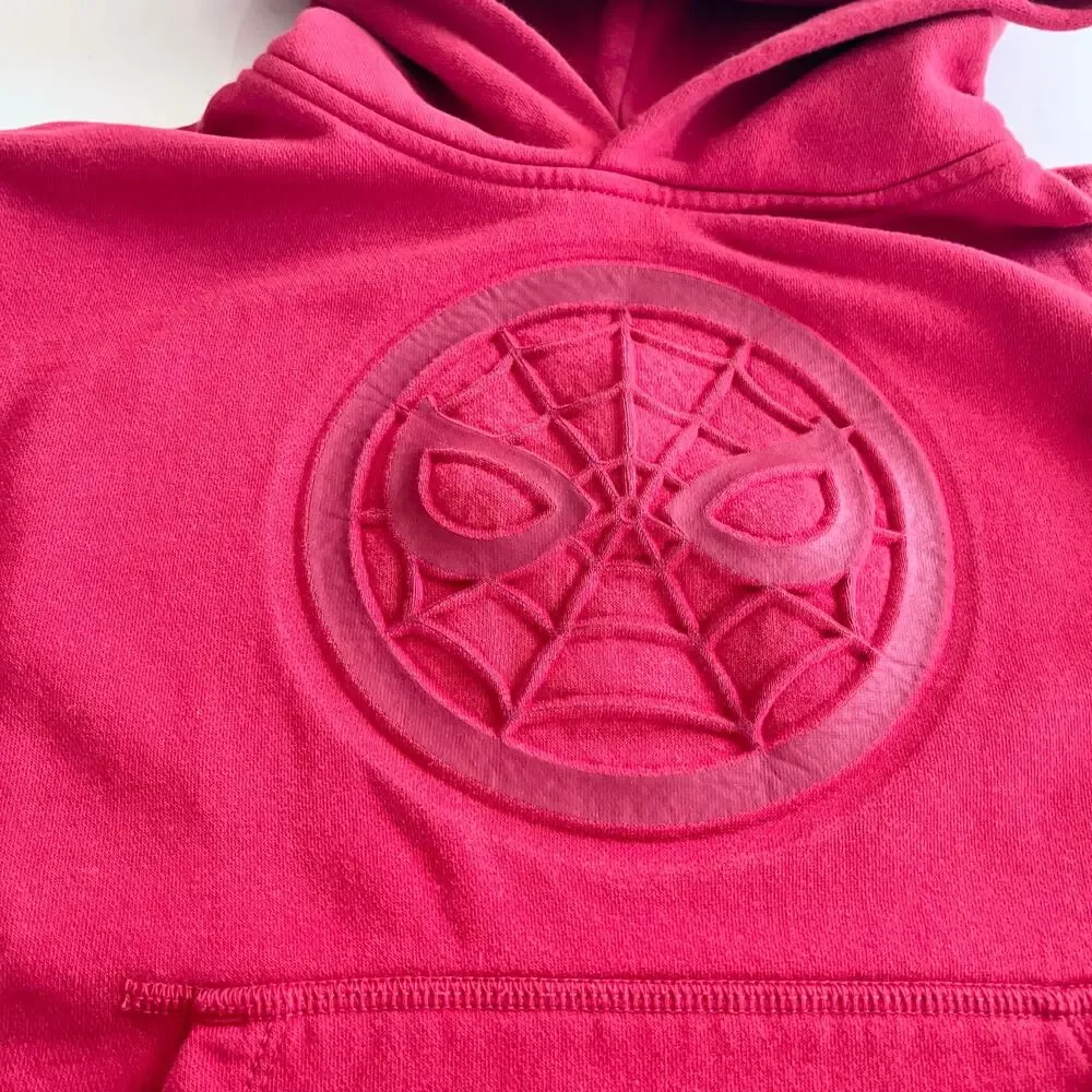 Gap Kids & Marvel Red Spiderman Sweatshirt Hoodie size 8